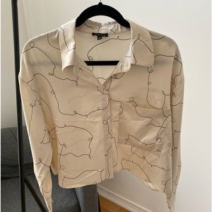 Dynamite Button Down Blouse